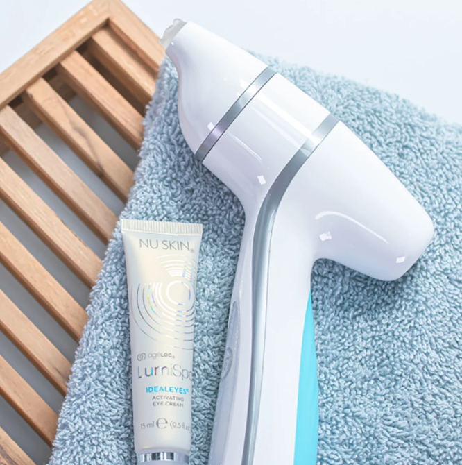 ageLOC LumiSpa Accent & IdealEyes - rozjasňující oční krém a nástavec